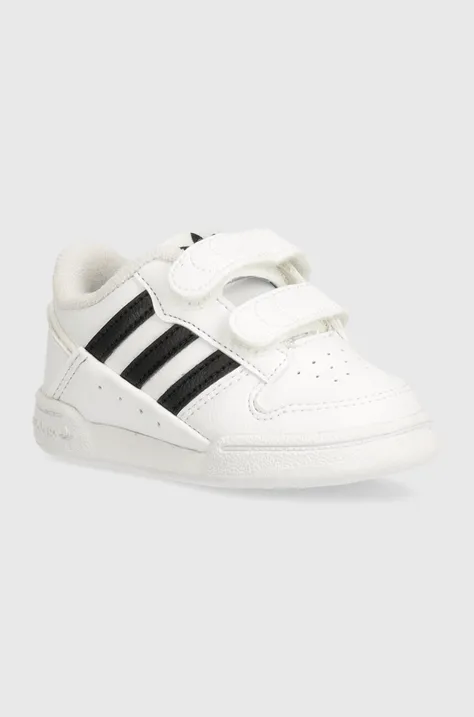 Παιδικά δερμάτινα αθλητικά παπούτσια adidas Originals χρώμα: άσπρο