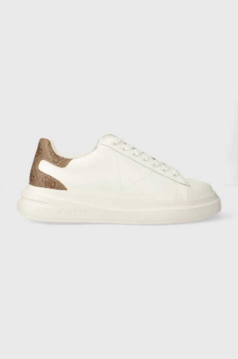 Guess sneakers ELBA culoarea alb FMPVIB LEA12