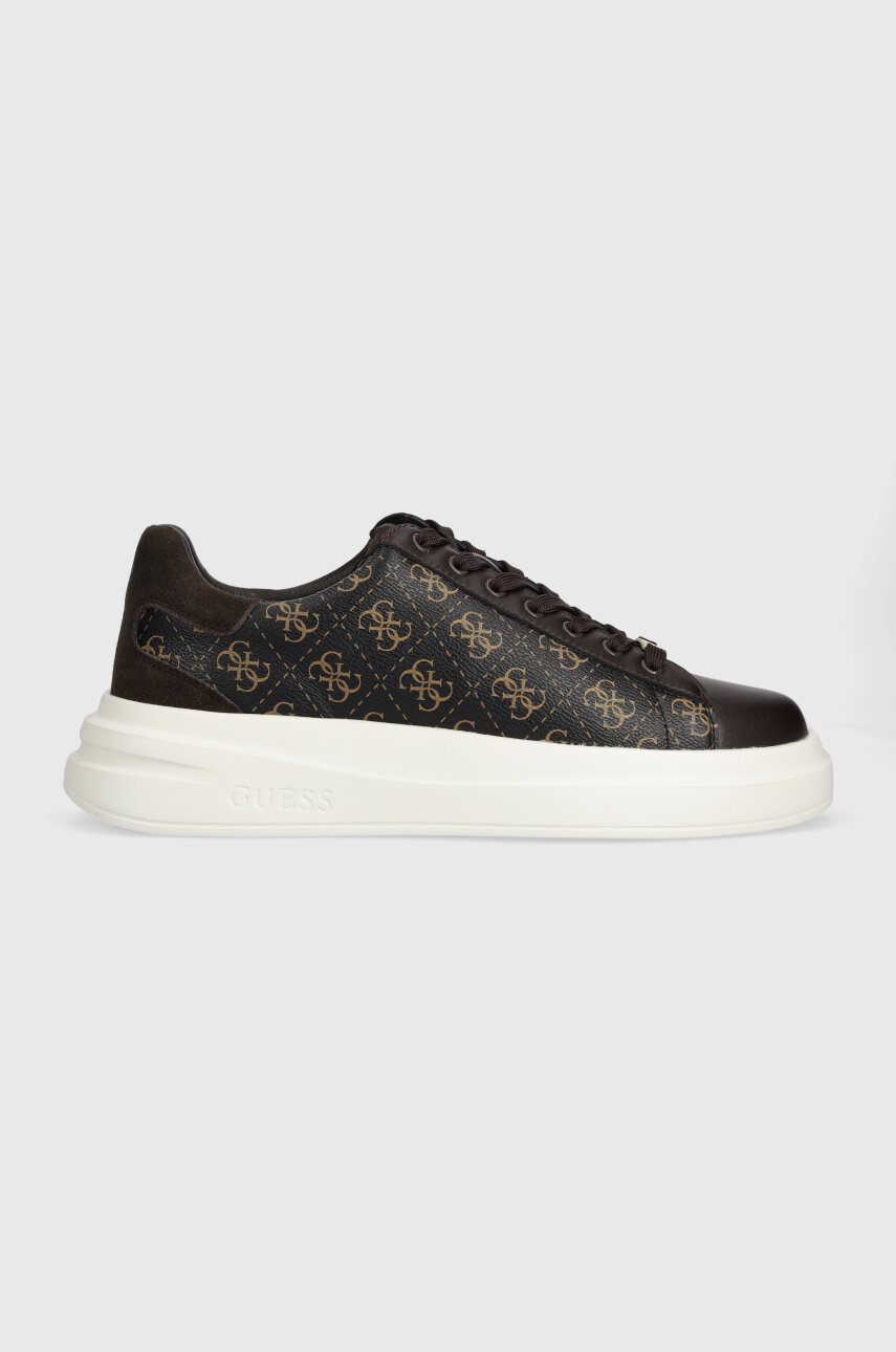 Guess sneakers ELBA colore marrone FMPVIB FAL12