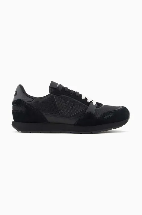 Sneakers boty Emporio Armani černá barva, X4X537 XN730 00002