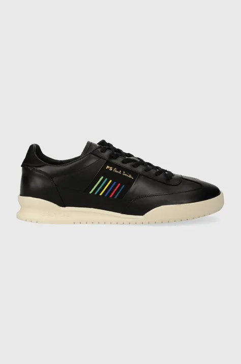 Kožené sneakers boty PS Paul Smith Dover černá barva