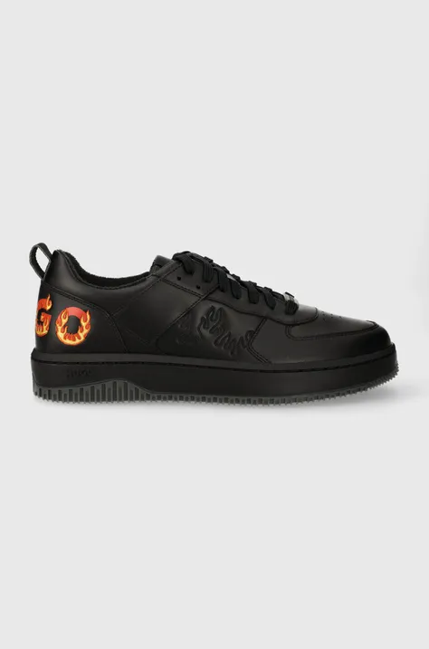 Sneakers boty HUGO Kilian černá barva, 50513280