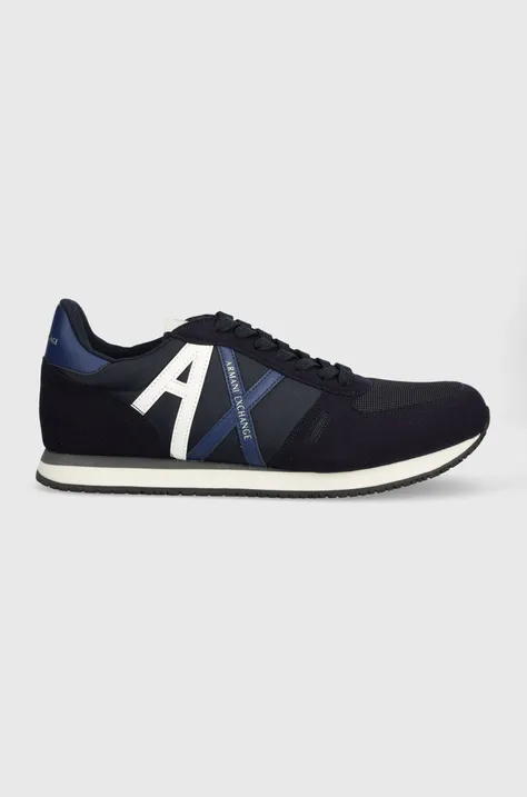 Sneakers boty Armani Exchange tmavomodrá barva, XUX017 XCC68 T155