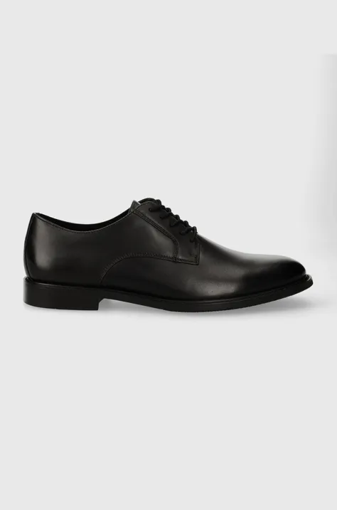 Aldo pantofi de piele HANFORDD barbati, culoarea negru