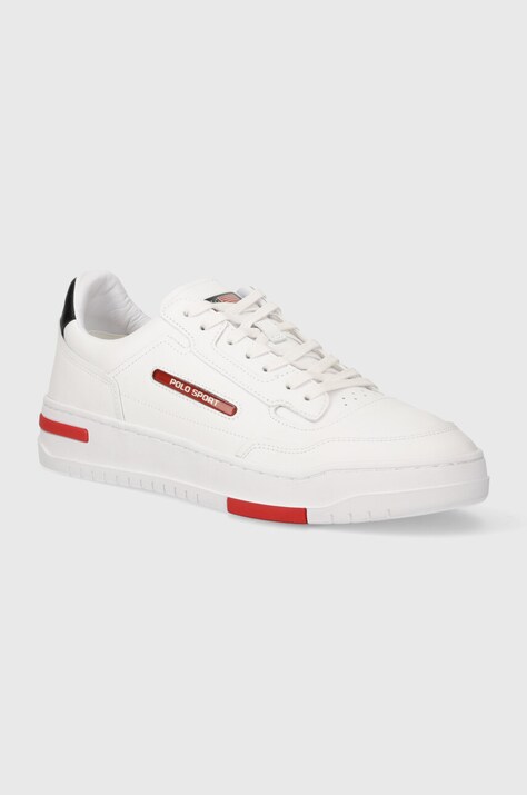 Polo Ralph Lauren sneakers din piele Ps 300 culoarea alb, 809931902001