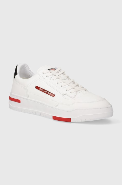 Δερμάτινα αθλητικά παπούτσια Polo Ralph Lauren Ps 300 χρώμα: άσπρο, 809931902001