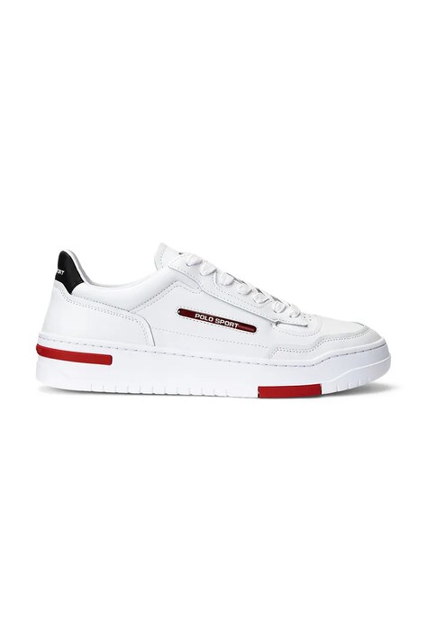 Polo Ralph Lauren sneakers in pelle Ps 300 colore bianco 809931902001