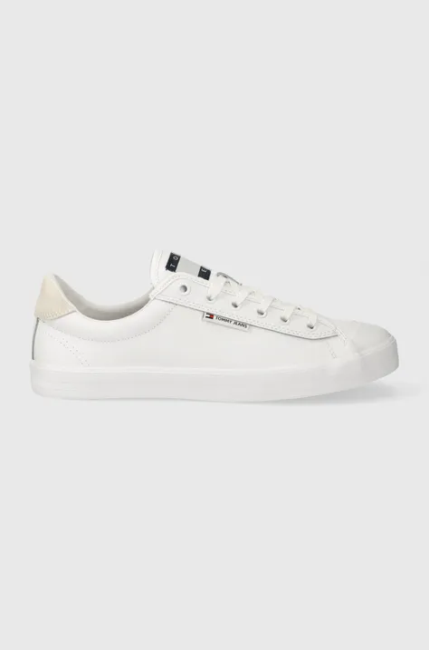 Кросівки Tommy Jeans TJM VULCANIZED BUMPER колір білий EM0EM01314