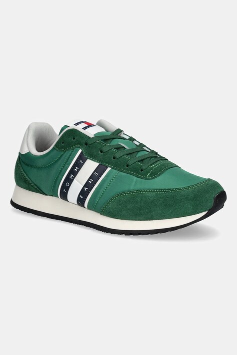 Tommy Jeans sportcipő TJM RUNNER CASUAL ESS fekete, EM0EM01351