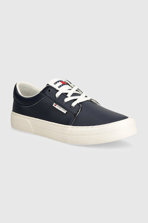 Tommy Jeans sneakers TJM VULC. SKATE DERBY ESS culoarea albastru marin, EM0EM01400
