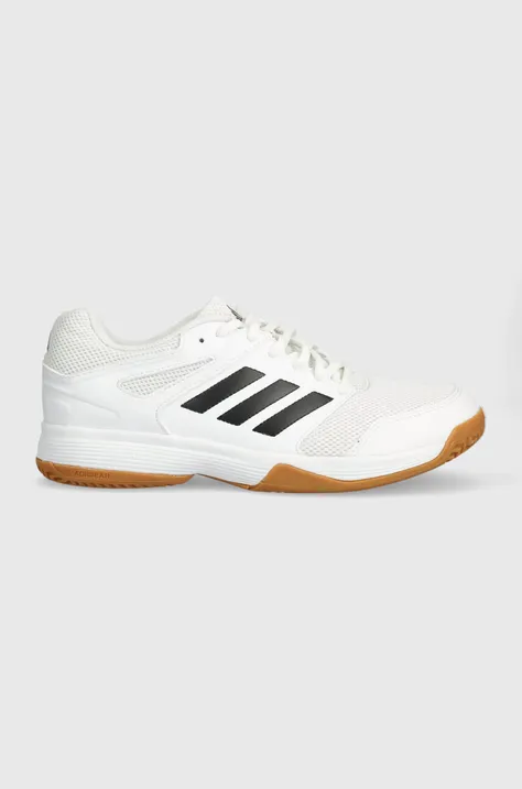 Dvoranski copati adidas Performance Speedcourt bela barva