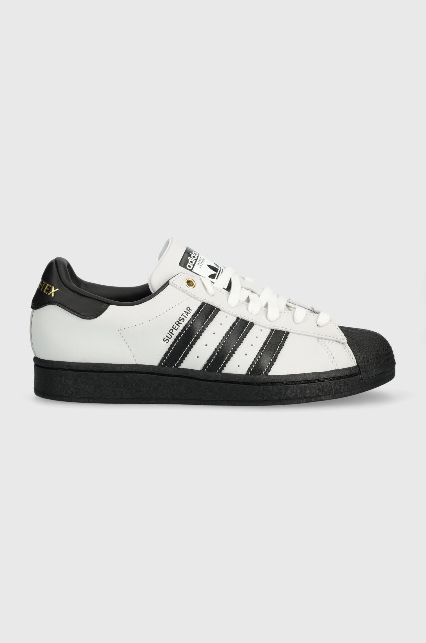 Кожаные кроссовки adidas Originals Superstar GTX цвет серый IF6162