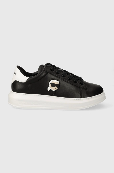 Karl Lagerfeld sneakersy skórzane KAPRI MENS kolor czarny KL52530N