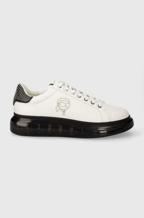 Δερμάτινα αθλητικά παπούτσια Karl Lagerfeld KAPRI KUSHION χρώμα: άσπρο, KL52631N