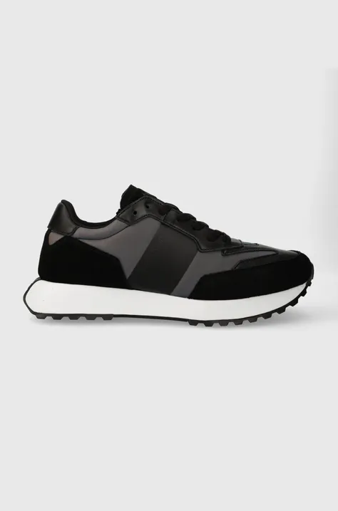 Calvin Klein sneakersy LOW TOP LACE UP PET kolor czarny HM0HM01346
