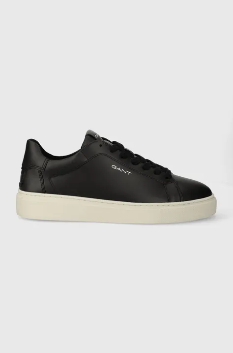 Kožené sneakers boty Gant Mc Julien černá barva, 28631555.G00