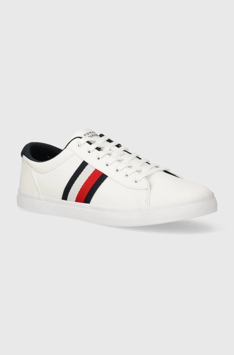 Кеди Tommy Hilfiger ICONIC VULC STRIPES MESH колір білий FM0FM05072