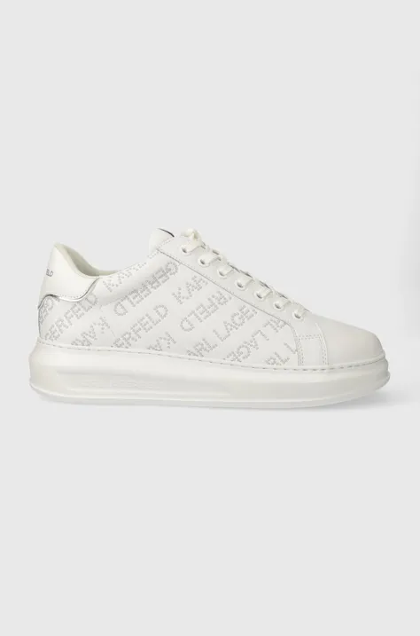 Karl Lagerfeld sneakersy skórzane KAPRI MENS kolor biały KL52571