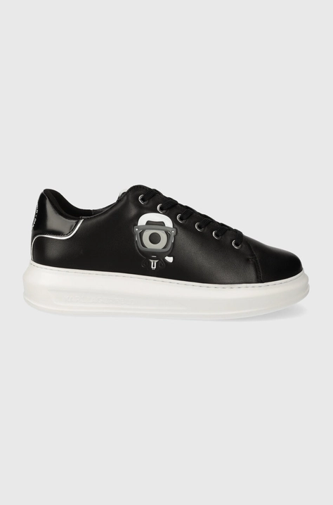 Karl Lagerfeld sneakers din piele KAPRI MENS KL x DOUR DARCEL culoarea negru, KL95591