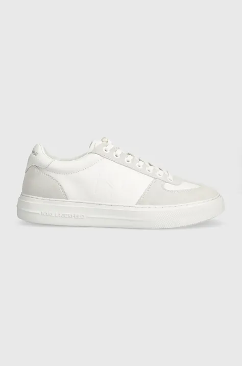 Kožené sneakers boty Karl Lagerfeld T/KAP bílá barva, KL51424
