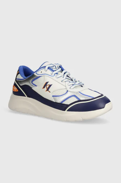 Δερμάτινα αθλητικά παπούτσια Karl Lagerfeld SERGER χρώμα: ναυτικό μπλε, KL53620