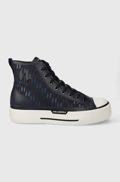 Kecky Karl Lagerfeld KAMPUS MAX pánské, tmavomodrá barva, KL50454
