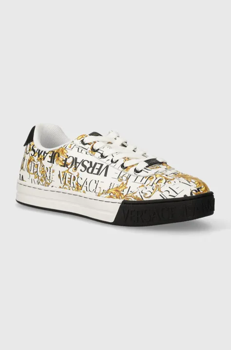 Versace Jeans Couture sneakers in pelle Court 88 colore bianco 76YA3SK6 ZPA60 G03