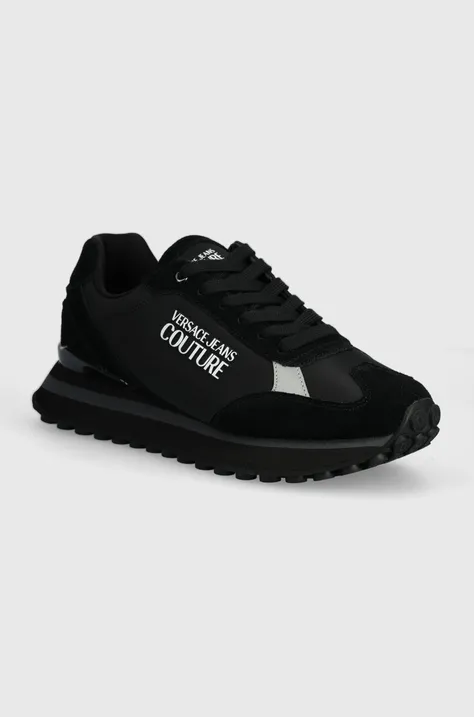 Sneakers boty Versace Jeans Couture Spyke černá barva, 76YA3SE2 ZP076 899