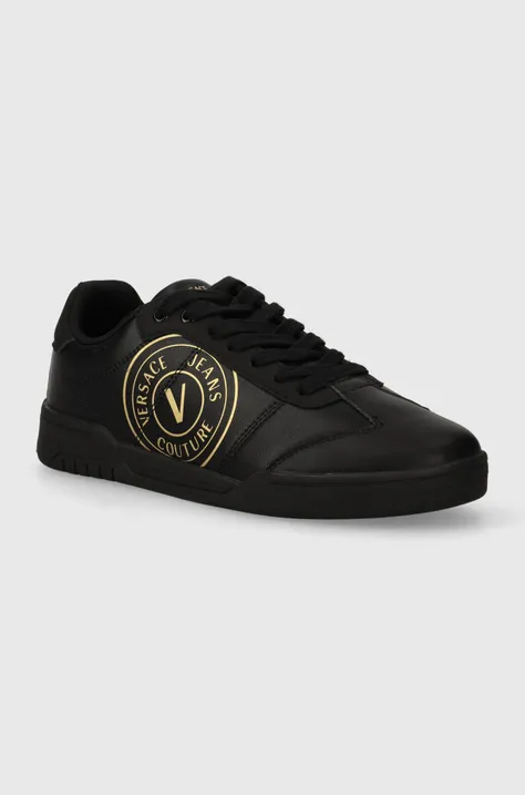Sneakers boty Versace Jeans Couture Brooklyn černá barva, 76YA3SD1 ZPA54 G89