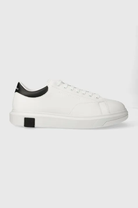Kožené sneakers boty Armani Exchange bílá barva, XUX123 XV534 K488