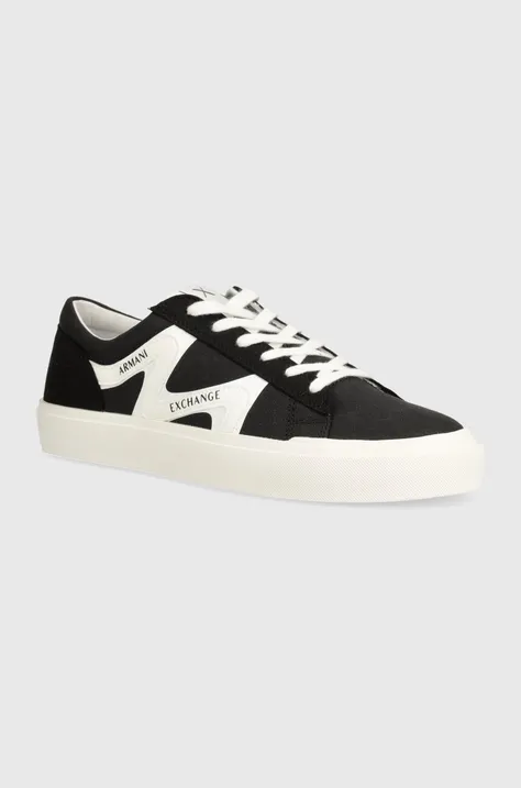 Sneakers boty Armani Exchange černá barva, XUX198 XV798 S277