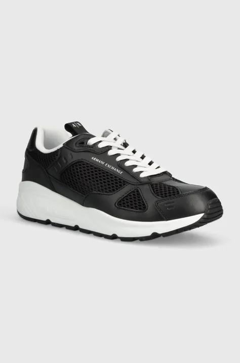 Sneakers boty Armani Exchange černá barva, XUX206 XV809 00002