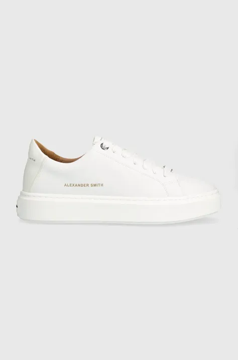 Alexander Smith sneakers London culoarea alb, ALAZLDM9012TWT