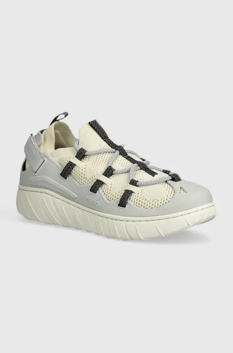 Sneakers boty HUGO Reeflyn šedá barva, 50517263