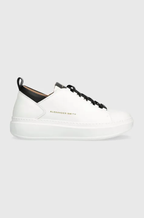 Alexander Smith sneakers din piele Wembley culoarea alb, ASAZWYM2260WBK