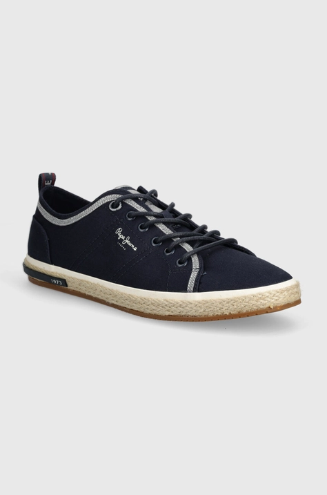 Espadrile Pepe Jeans PMS10321 mornarsko modra barva, SAMOA SMART