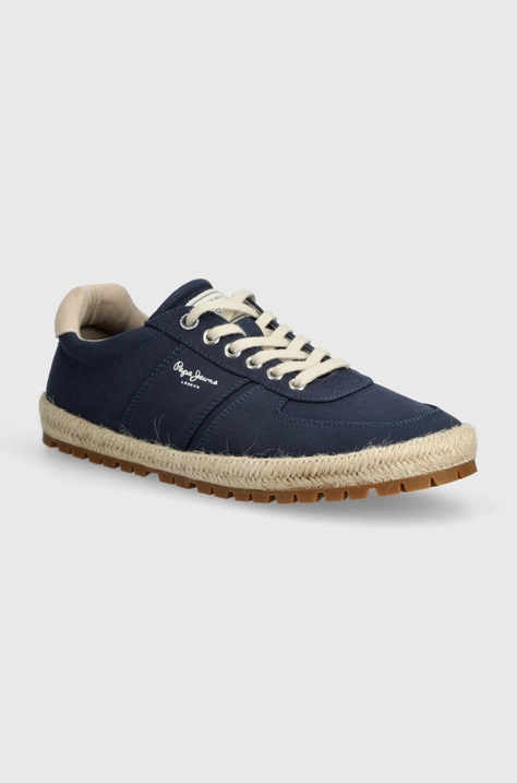 Tenisky Pepe Jeans PMS10323 tmavomodrá farba, DRENAN SPORTY