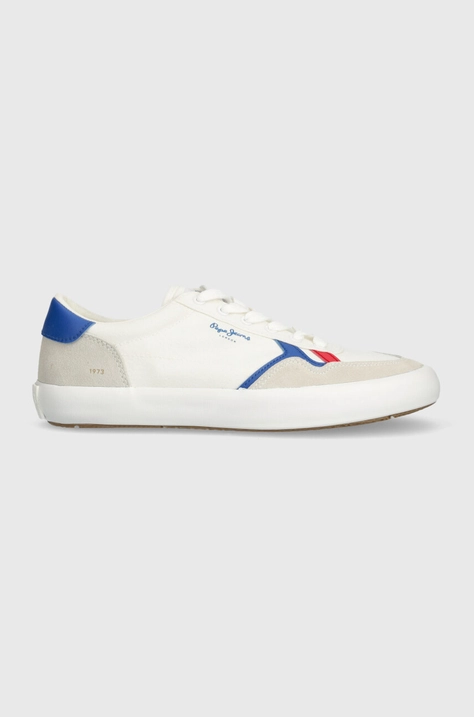 Pepe Jeans scarpe da ginnastica PMS31038 uomo colore bianco TRAVIS BRIT M