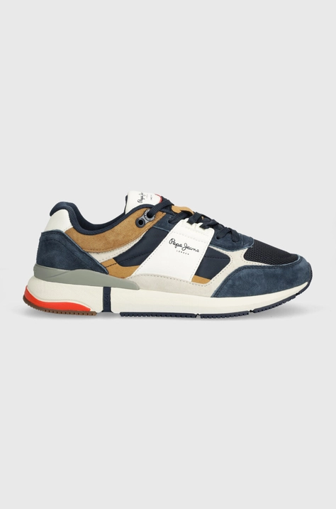 Pepe Jeans sneakersy PMS60014 kolor granatowy LONDON PRO MESH