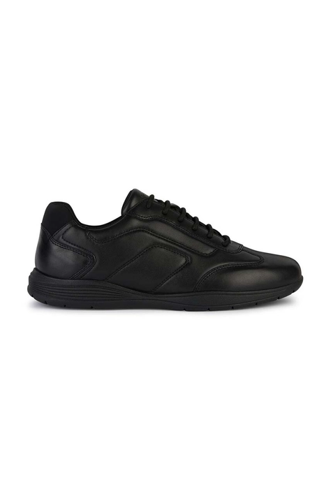 Kožené sneakers boty Geox U SPHERICA EC2 černá barva, U45BXD 000LM C9999