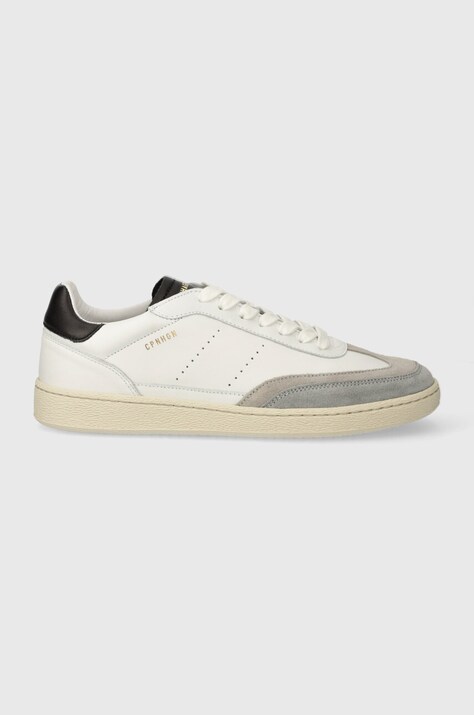 Copenhagen sneakers din piele Leather mix culoarea alb, CPH257M