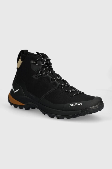 Ботинки Salewa Puez Mid Powertex мужские цвет чёрный 00-0000061438