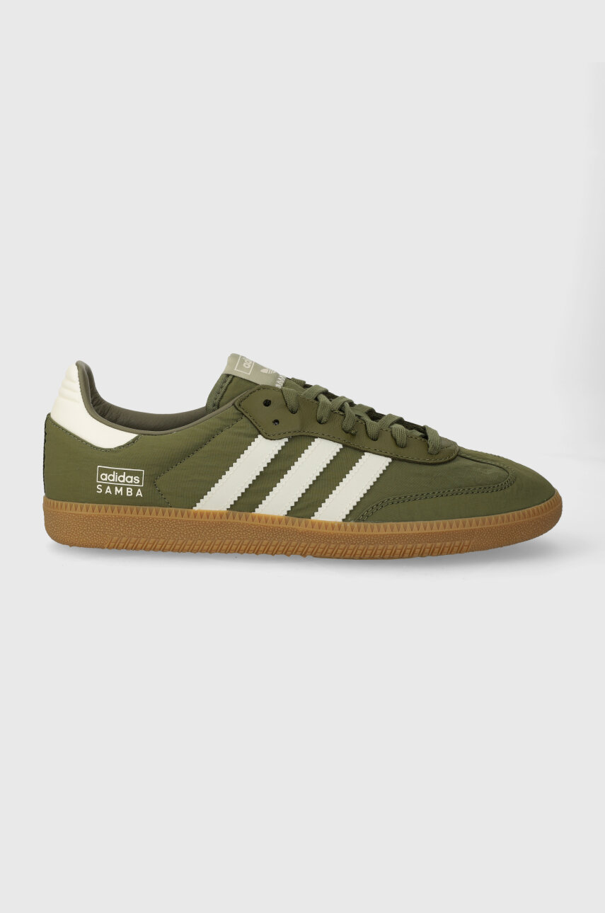 Αθλητικά adidas Originals Samba OG χρώμα: πράσινο, IE3440