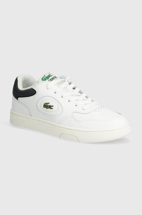 Шкіряні кросівки Lacoste Lineset Leather колір білий 46SMA0045