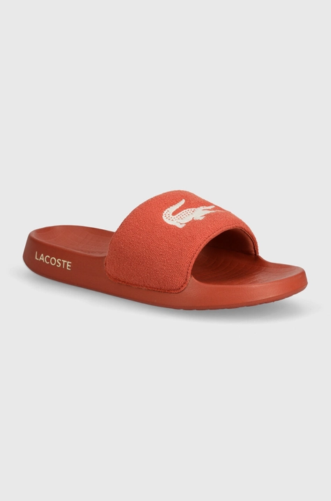 Lacoste papucs Serve narancssárga, férfi, 47CMA0013