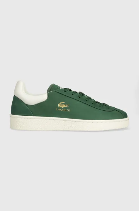 Lacoste sneakers Baseshot Premium Leather culoarea verde, 47SMA0040