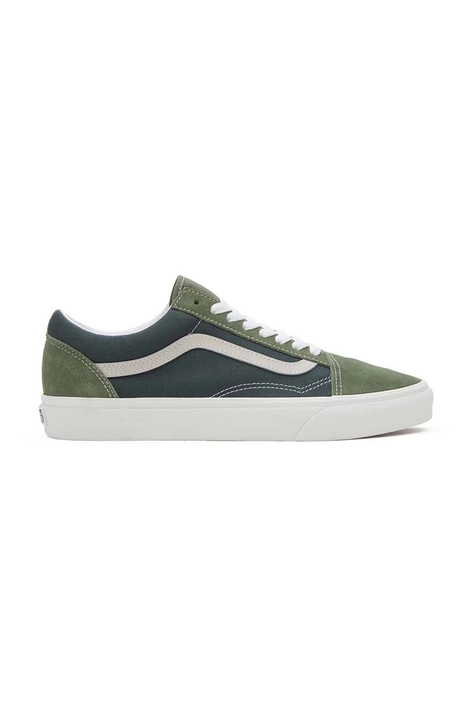 Tenisky Vans Old Skool pánske, zelená farba, VN000CR5CX11