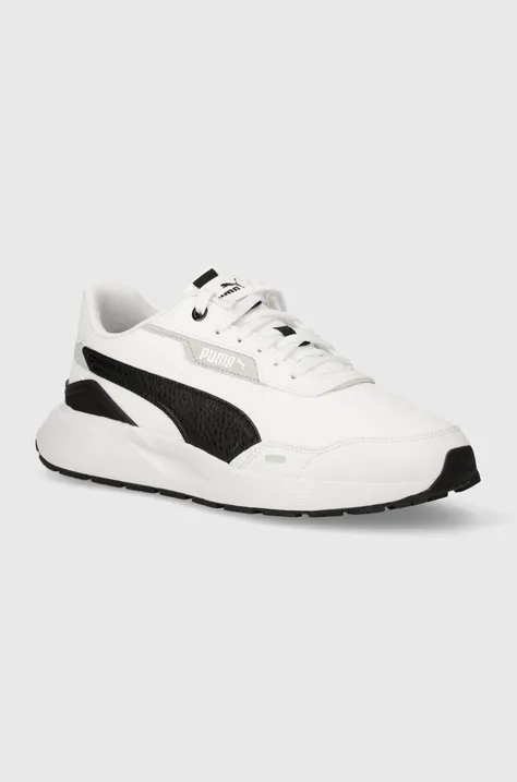 Sneakers boty Puma Runtamed Plus L bílá barva, 395371