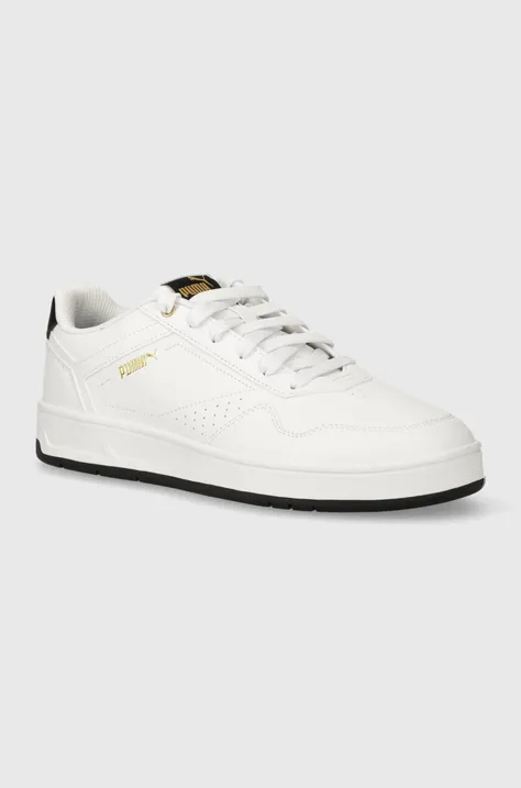 Sneakers boty Puma Court Classic bílá barva, 395018