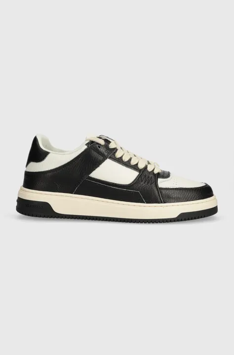 Represent leather sneakers Apex black color M12046.37